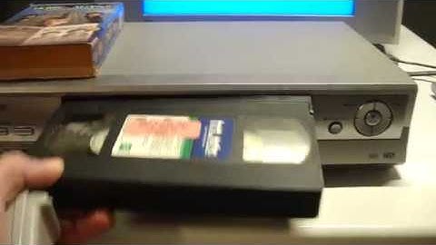 (2004) Sanyo VWM-900 VCR First Test (eBay Find)