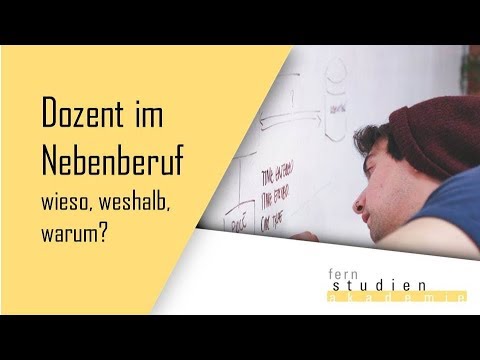 New Dozent werden | Dozent im Nebenberuf - wieso, weshalb, warum?
