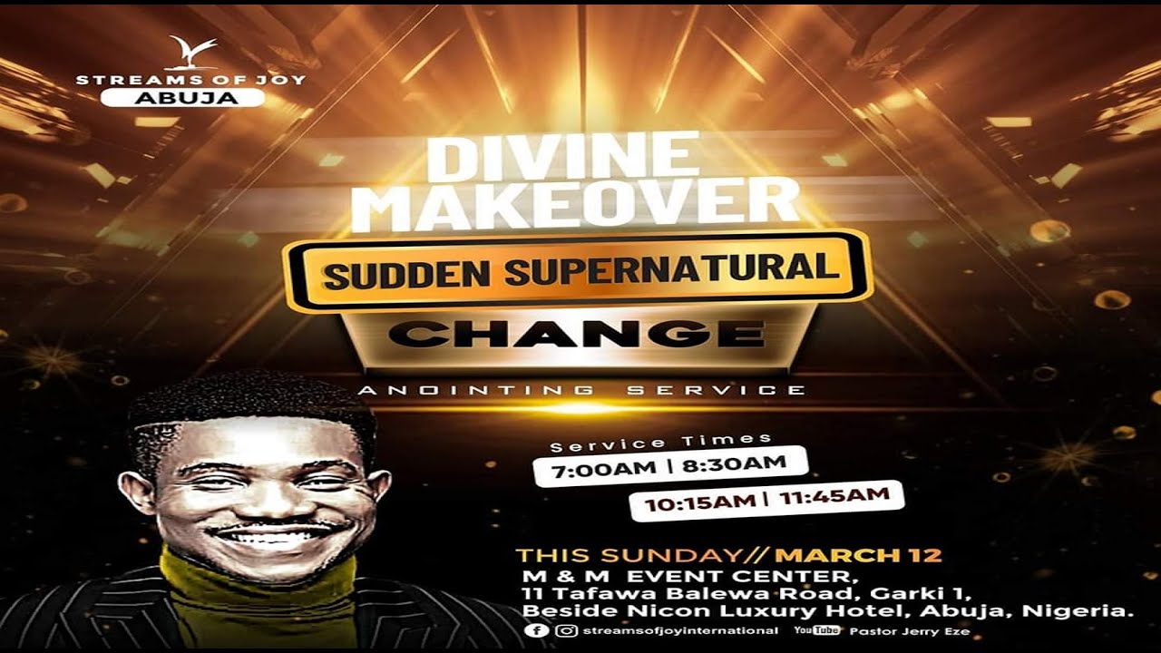 DIVINE MAKEOVER & SUDDEN SUPERNATURAL CHANGE Service || SUNDAY || 12TH MARCH 2023