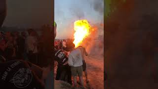 24H Du Mans Moto Camping Bleu Ruptures Burns #24hmotos