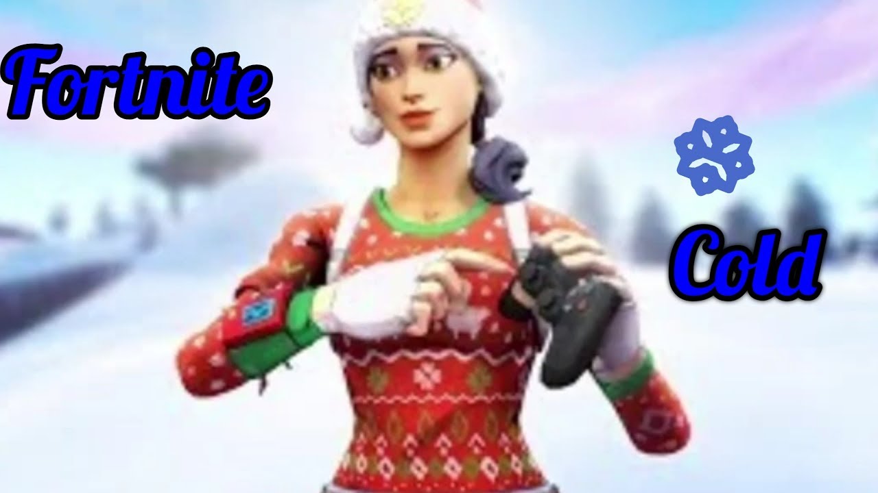 Playing cold Fornite! - YouTube