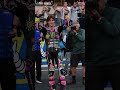 Home GP livery alert 🚨 Fabio Quartararo’s entrance at the Show mecanique 🔥