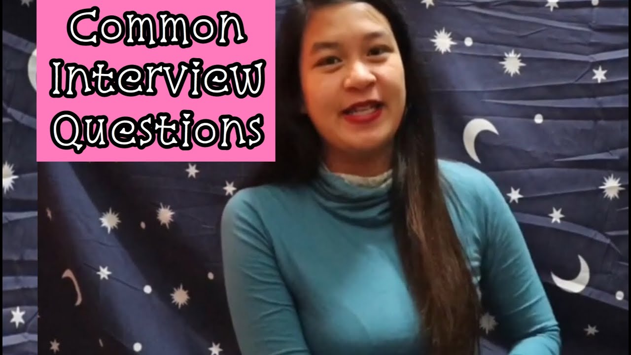 Used Interview Questions Youtube Common Interview Question - YouTube