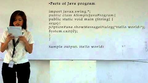 JAVA PROGRAMMING - BASIC INPUT/OUTPUT (javax.swing)