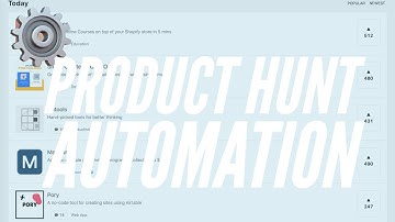 Product Hunt Automation