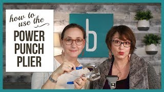 Tips for Punch Holes in Metal with the Power Punch Plier - From Beaducation Live Episode 35