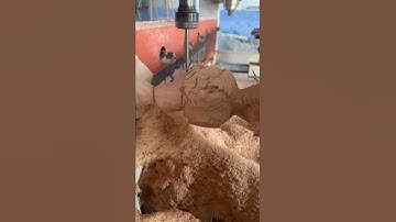 3d Human head wood carving cnc router