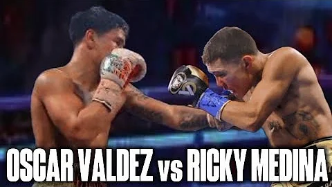 Oscar Valdez vs Ricky Medina Fight Highlights