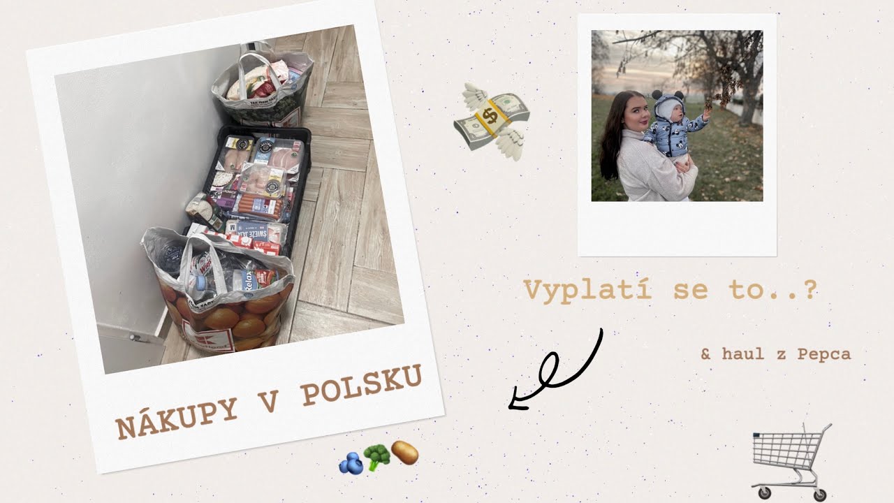 Nákupy v POLSKU nákup Lidl & Biedronka, haul z Pepca… vyplatí se to? 🛒 YouTube
