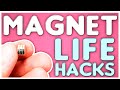  amazing magnet life hacks  6 useful diy neodymium magnets tricks