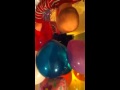 Ewan Freaking Out With Balloons 