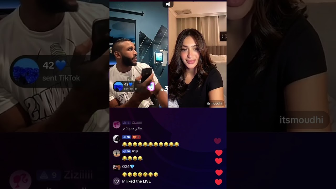 لايف تيك توك محمد حولي