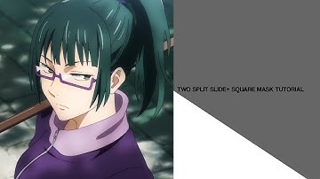 Two slide up/Mask square tutorial on video star