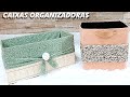 IDEIAS CRIATIVAS USANDO CAIXAS DE PAPELÃO DIY CAIXAS ORGANIZADORAS!!