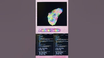 #particle Cursor #animation #by html/css