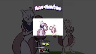 What color is the sky? Sapphire or cerulean? - Mew &amp; Mewtwo [Comic Dub] #shorts