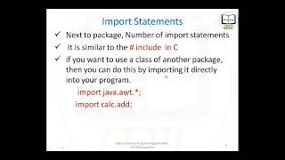 Java Program Structure