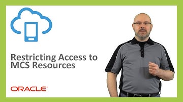 MCS: 18. Restricting Access to MCS Resources