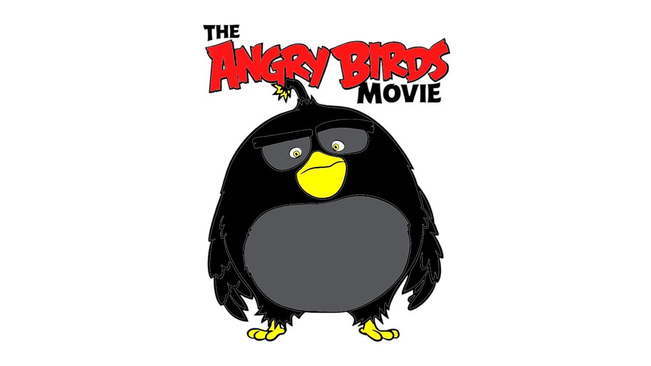 Angry Birds Bomb learn how to color book page