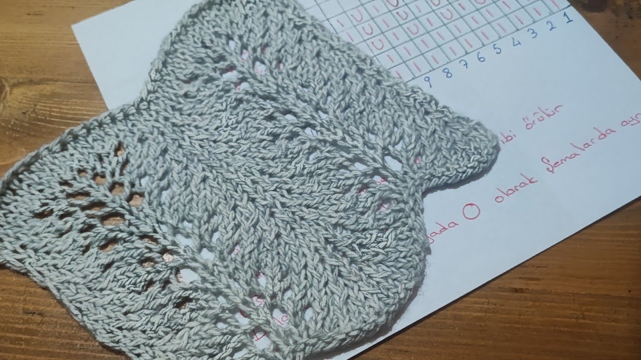 Deniz dalgasi kanlibahar modeli örülüşü