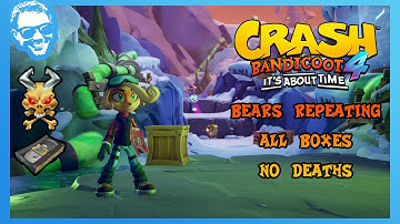 Bears Repeating - Full Walkthrough - No Deaths - All Gems - Crash Bandicoot 4 It