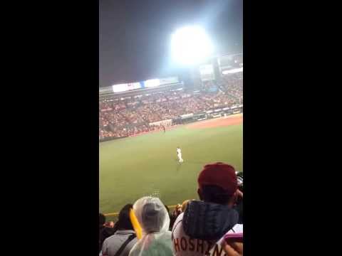 2013/11/3 9回表に田中将大登板であとひとつの大合唱