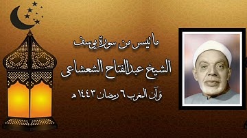 سورة يوسف - الشيخ عبدالفتاح الشعشاعى