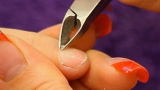 How to use a Cuticle Nipper Tutorial Video by Naio Nails screenshot 5