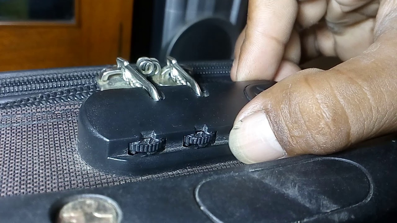 Cara membuka kunci koper yang lupa kode kombinasi