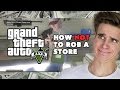 HOW NOT TO ROB A STORE | GTA V FUNNY MOMENTS