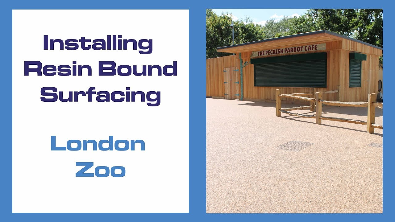Installing Resin Bound Surfacing at London Zoo | Addagrip