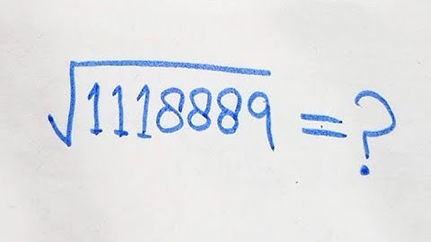 Japanese| Math Olympiad| Can you Solve this Square root?