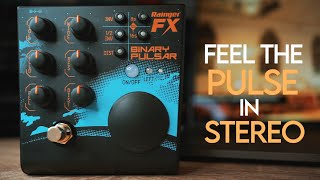 Rainger FX: BINARY PULSAR Demo (Stereo Sidechainer/Tremolo/Panner/Distortion)