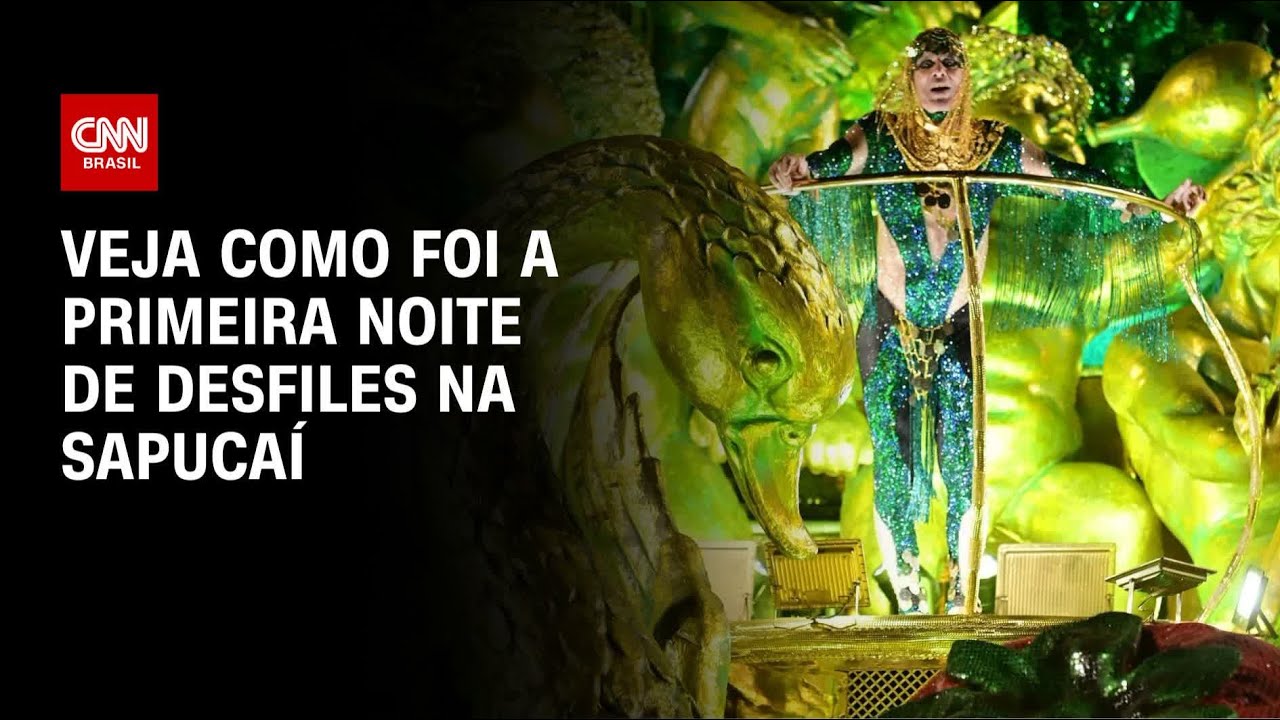 Carnaval no RJ: Escolas do Grupo Especial abrem primeira noite de desfiles | CNN PRIME TIME