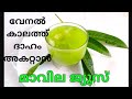 🥬🥬വേനൽ കാലത്ത് ദാഹം അകറ്റാൻ  മാവില ജ്യൂസ്‌..🥬🥬Mango leaf's Juice