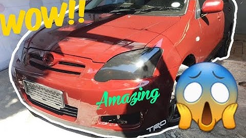 Her reaction was priceless.......(Toyota Runx respray Part 4 season finale)