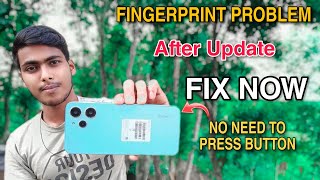 Phone Not Unlocking Without Pressing Fingerprint Sensor Button | Redmi 12