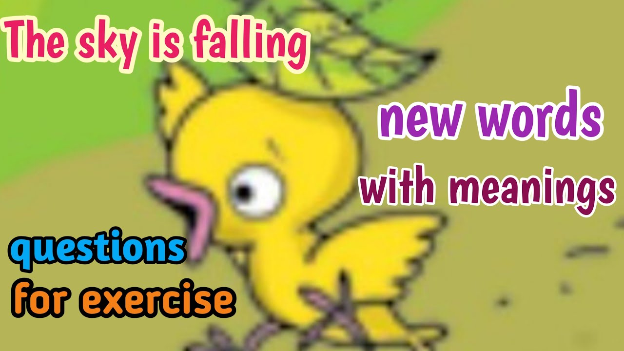 class-4-english-the-sky-is-falling-vocabulary-and-exercise-class-4