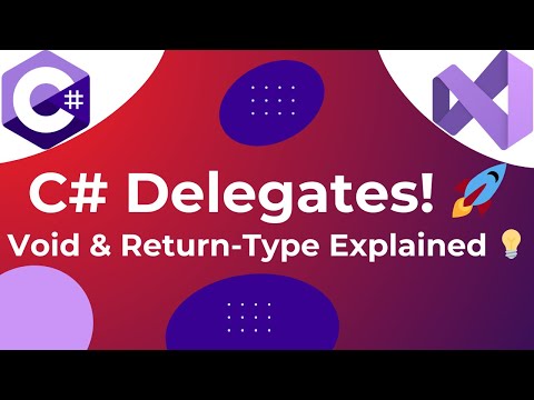 🚀C# Delegates: Void & Return-Type Explained! 🖥️💡