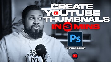 Create Stunning YouTube Thumbnails in 3 Minutes with Photoshop | Beginner