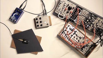 Wood Ambient I - Piezo Contact Mic With Wood, Paper and Electronics