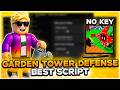 GARDEN TOWER DEFENSE SCRIPT | Auto Farm, Auto Egg, Macro, Auto Seed, OP, No Key | 2026 Roblox
