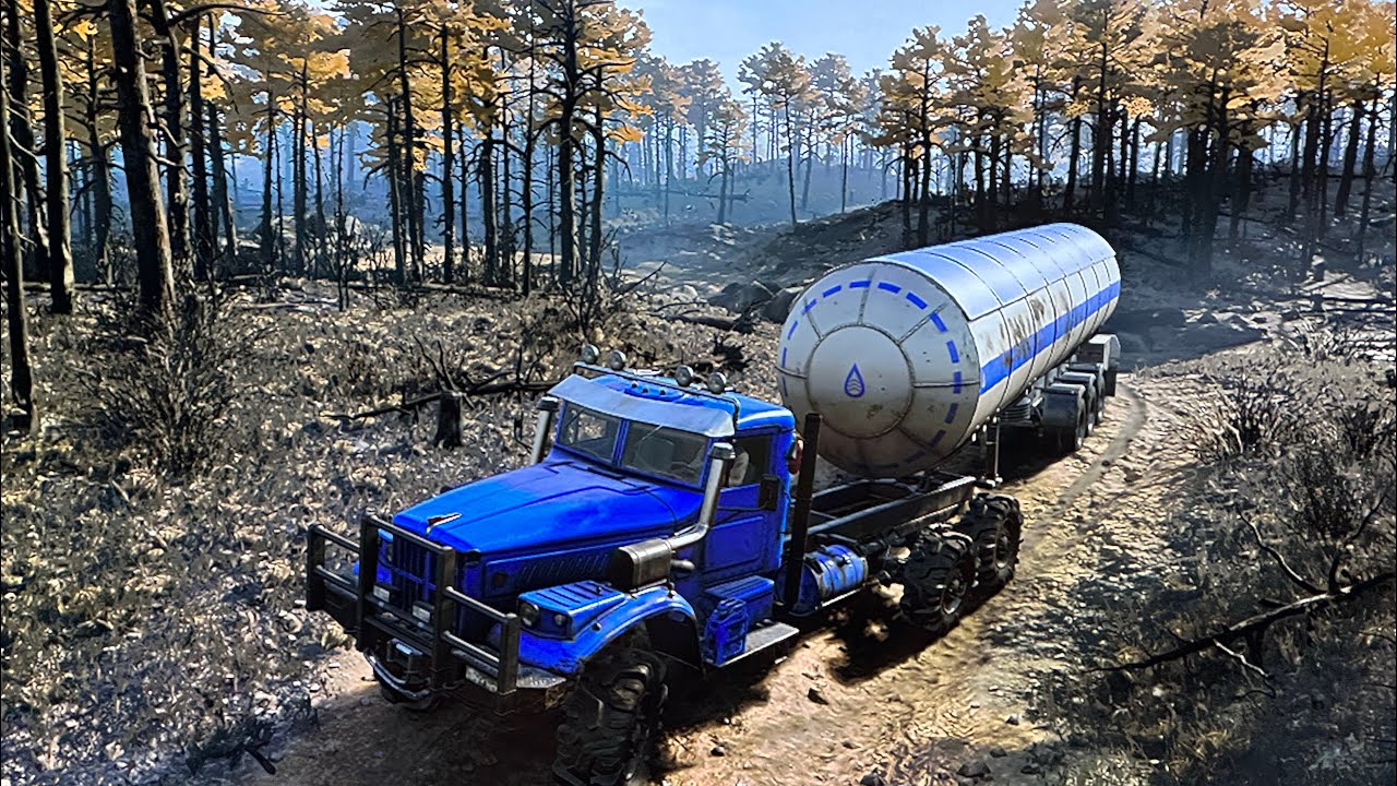 Snowrunner Season 9 Putting Out the Fire at the Storage 1 YouTube