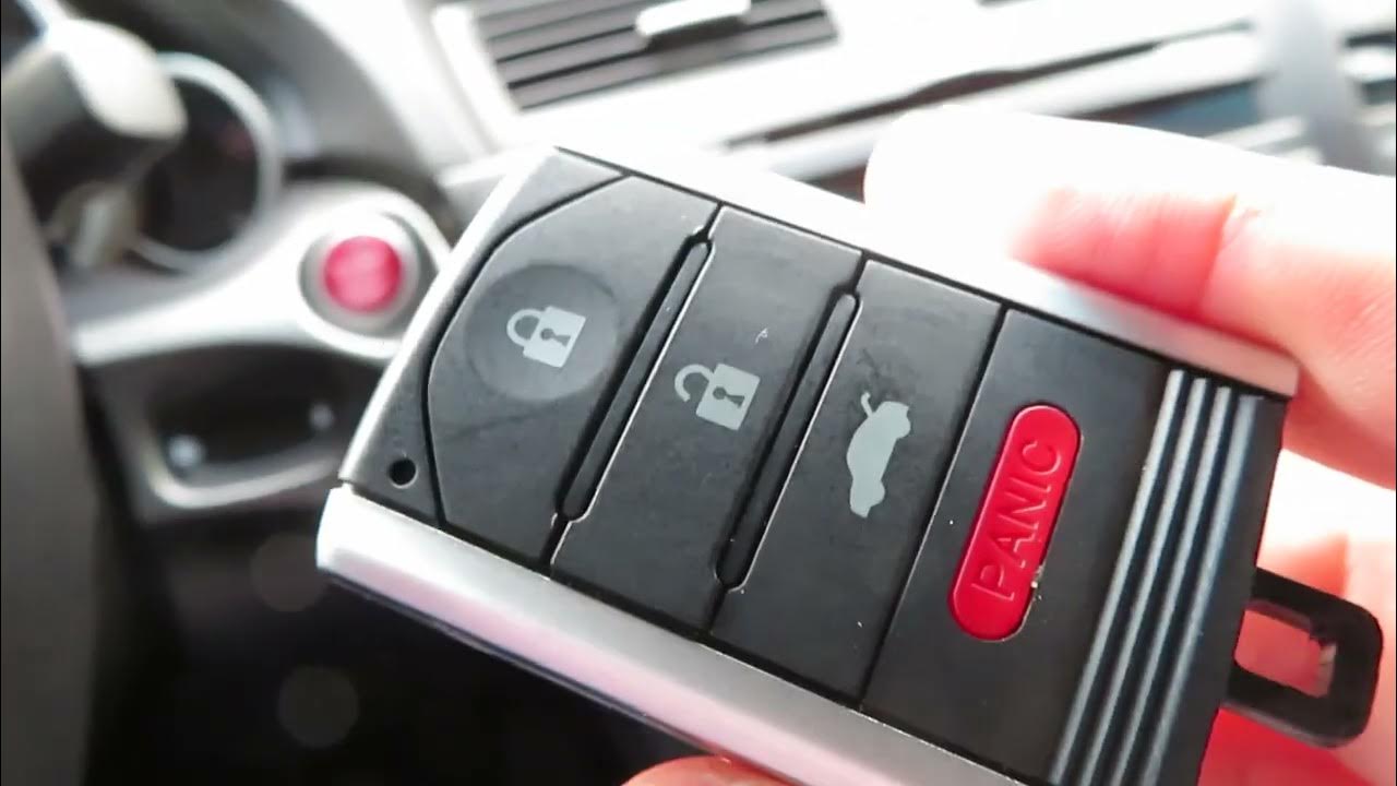 2009-2014 Acura TL Technology Package Warning Stuck Key - Do Not Use
