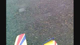 v-diamond rc airplane crash