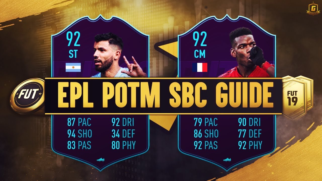 FIFA 19 February Premier League POTM SBC Predictions - POTM Aguero, POTM Pogba & POTM Longstaff?