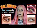 TRYING HALLOWEEN CONTACTS FROM LENSWEETS 🎃
