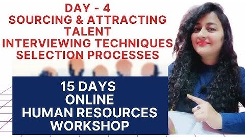 Day 4 of 15 Days HR Workshop | Sourcing & Interviewing #hrworkshop #hr #sourcing #readytogetupdate