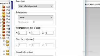 Main lobe E H plane result in cst | farfield result setting in cst