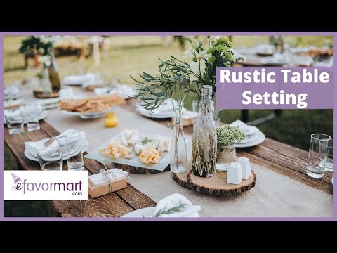 Rustic Table Setting